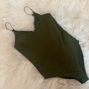 Super Soft Olive Green Bodysuit